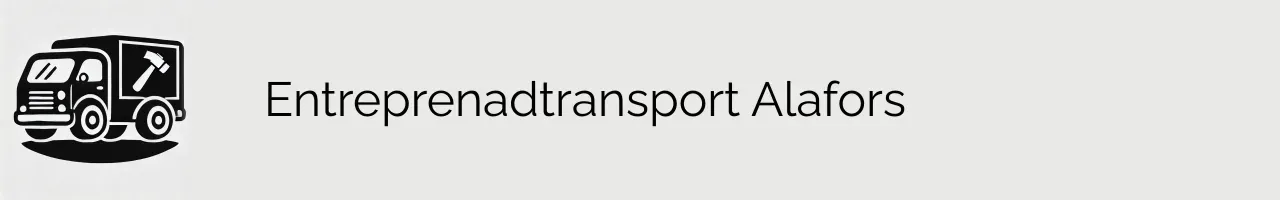 Entreprenadtransport Alafors