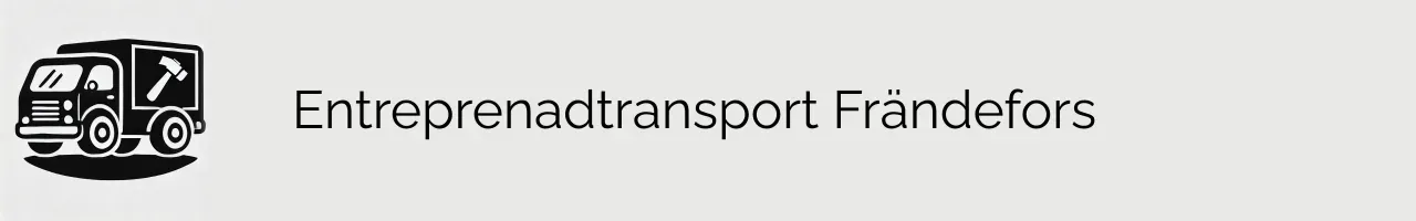 Entreprenadtransport Frändefors