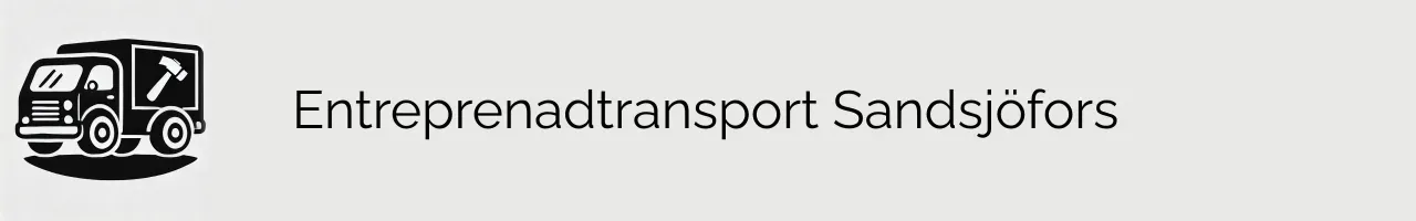Entreprenadtransport Sandsjöfors