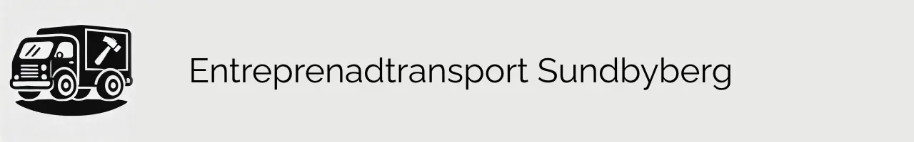 Entreprenadtransport Sundbyberg