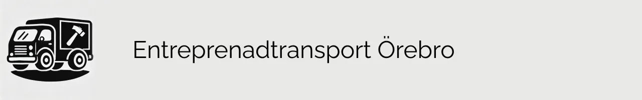 Entreprenadtransport Örebro
